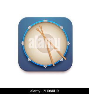 Drum kit top view. Vector illustration Stock Vector Image & Art - Alamy