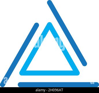 Design triangle logo vector template set Stock Vector Image & Art - Alamy