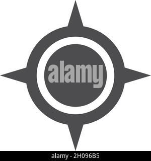 Compass Logo Template vector icon illustration design Stock Vector