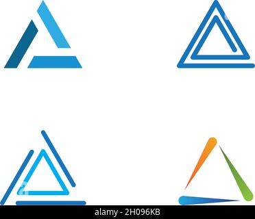 Triangle Logo vector Template Stock Vector