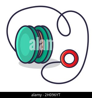 yo yo isolated cartoon vector illustration in flat style Stock Vector