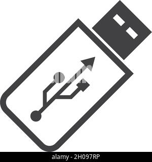 USB data transfer logo vector template Stock Vector