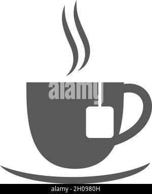Tea logo vector icon template Stock Vector