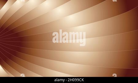 Brown abstract background and white wave-shaped lines.Web site design. Stock Vector