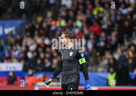 Maribor, Slovenia. 11th Oct, 2021. Jan Oblak, Slovenian goalkeeper seen during the 2022 FIFA World Cup Group H Qualifier match between Slovenia and Russia. (Final score; Slovenia 1:2 Russia) Credit: SOPA Images Limited/Alamy Live News Stock Photo