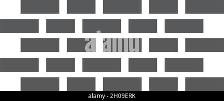 Brick wall logo vector ilustration design Stock Vector