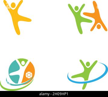 sport logo ilustration vector design Stock Vector