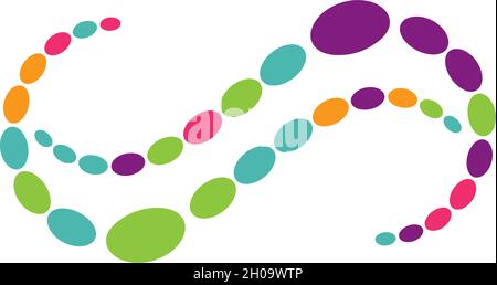 molecule logo vector icon template Stock Vector