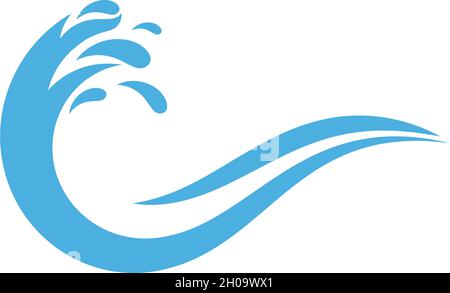 Water splash Logo Template vector Stock Vector