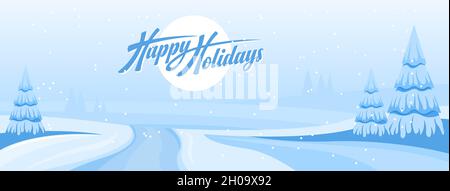 Abstract winter background Stock Vector