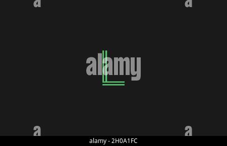 LETTER L LOGO DESIGN WITH NEGATIVE SPACE EFFECT FOR ILLUSTRATION USE Stock Vector