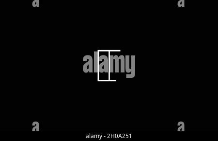 LEETERS LT LOGO DESIGN WITH NEGATIVE SPACE EFFECT FOR ILLUSTRATION USE Stock Vector