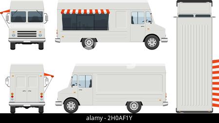 Delivery Truck Top View