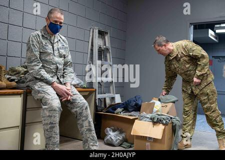 The uniforms retired Air Force Col. (Dr.) James Ruffer wore during his ...