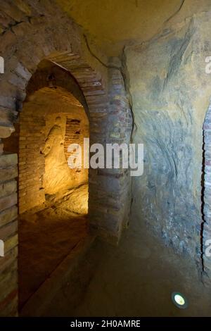 Caves of Cantinone, Osimo, Ancona, Marche, Italy, Europe Stock Photo