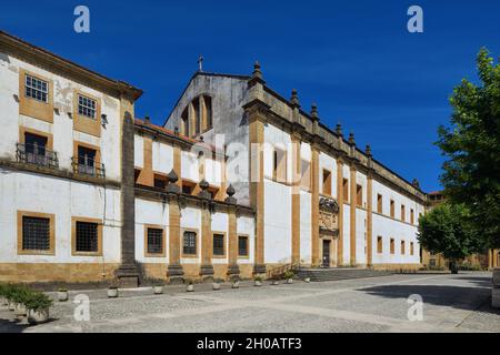 Monastery of Santa Clara-a-Nova, Courtyard and facade, Coimbra, Beira, Portugal Stock Photo