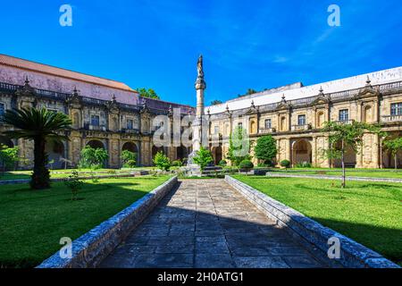 Monastery of Santa Clara-a-Nova, Cloister, Coimbra, Beira, Portugal Stock Photo