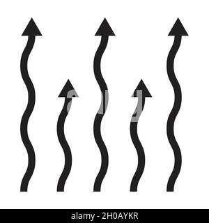 Moisture evaporation icon vector heat icon for graphic design, logo, web site, social media, mobile app, UI Stock Vector