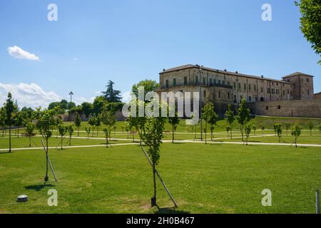 Castle and park of Sala Baganza, in Parma province, Emilia-Romagna ...