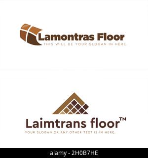 Flooring logo vector illustration design Stock Vector