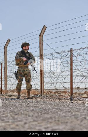 The 332nd Air Expeditionary Wing conducts a Security Forces Memorial ...