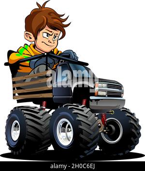 Monster truck Stock Vector Images - Alamy