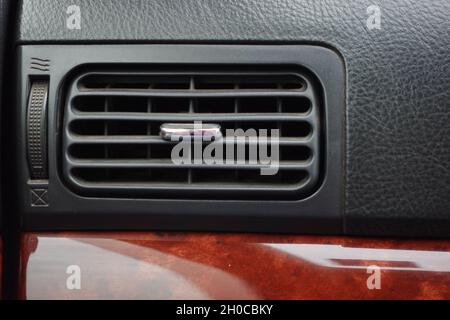 car air conditioner grid pane, Stock Photo