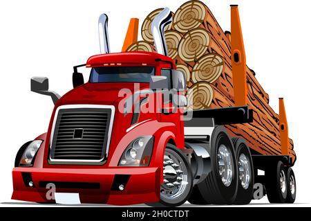 logging truck clip art