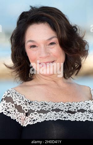 Julia Stemberger attends the Sisi photocall during the 4th edition of the Cannes International Series Festival (Canneseries) in Cannes, on October 12, 2021, France. Photo by David Niviere/ABACAPRESS.COM Stock Photo