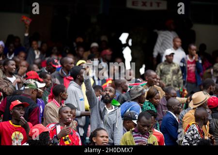 President Uhuru Muigai Kenyatta Inauguration Swearing-In Ceremony At The Moi International Sports Centre Nairobi City County, Kenya Stock Photo