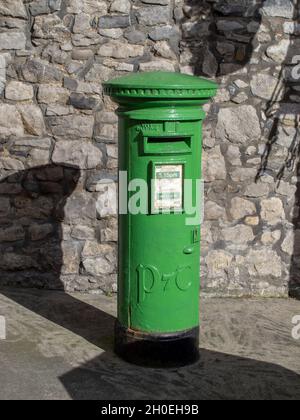 An Irish mail box in Drogheda Ireland Stock Photo