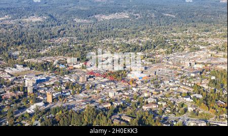 Maple Ridge City in Greater Vancouver, British Columbia, Canada. Stock Photo