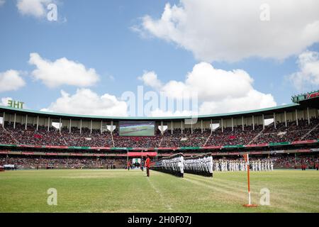 President Uhuru Muigai Kenyatta Inauguration Swearing-In Ceremony At The Moi International Sports Centre Nairobi City County, Kenya Stock Photo