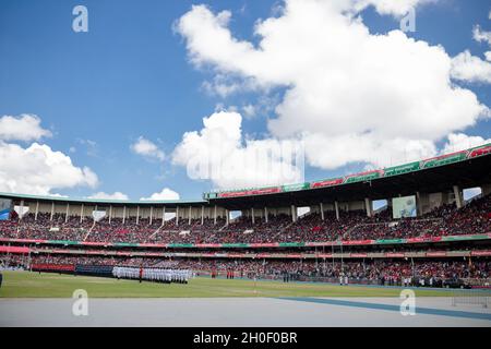 President Uhuru Muigai Kenyatta Inauguration Swearing-In Ceremony At The Moi International Sports Centre Nairobi City County, Kenya Stock Photo