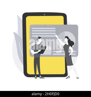 Rich Internet applications abstract concept vector illustration. Stock Vector
