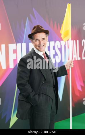 Mark Rylance arrives for the world premiere of 'The Phantom of the Open', at the Royal Festival Hall in London during the BFI London Film Festival. Picture date: Tuesday October 12, 2021. Stock Photo