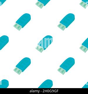 Flash drive pattern seamless background texture repeat wallpaper geometric vector Stock Vector