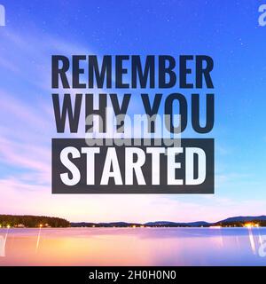 Remember Why You Started Lettering On Stock Vector Royalty Free  1409787197  Shutterstock