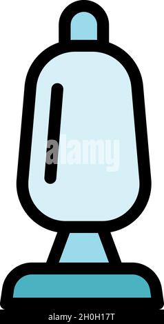Sack steam cleaner icon. Outline sack steam cleaner vector icon color flat isolated Stock Vector