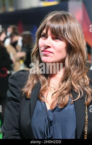 Claire Keelan arrives at The Phantom of the Open at BFI London Film Festival 2021, 12 October 2021 Southbank Centre, Royal Festival Hall, London, UK. Stock Photo