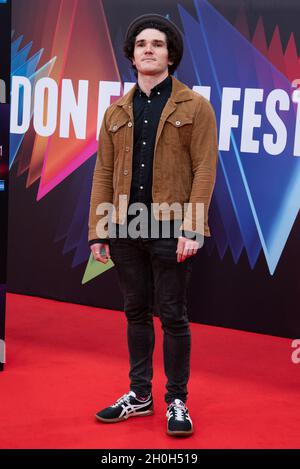 London, UK. 12th Oct, 2021. London, England, UK - October 12, 2021: “Belfast” European Premiere, 65th BFI London Film Festival at The Royal Festival Hallat Southbank Centre, Royal Festival Hall. Credit: SOPA Images Limited/Alamy Live News Stock Photo