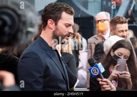 London, UK. 12th Oct, 2021. Jamie Dornan attends the “Belfast” European Premiere, 65th BFI London Film Festival at Southbank Centre, Royal Festival Hall. Credit: SOPA Images Limited/Alamy Live News Stock Photo