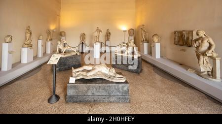 Marble statues in the Museo Correr, Venice, Veneto, Italy Stock Photo