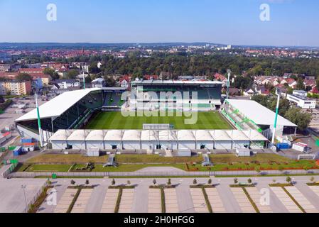 Sportpark Ronhof, officially Sportpark Ronhof Thomas Sommer, football stadium, stadium, Fuerth, Middle Franconia, Franconia, Bavaria, Germany Stock Photo