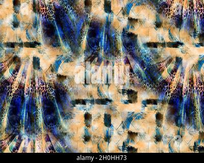 Print,Textile Fabric Print Pattern, Cushion Designs, Dress Pattern Design, Leopard, Camouflage, Zebra, Baroque and Combination Patterns. Stock Photo