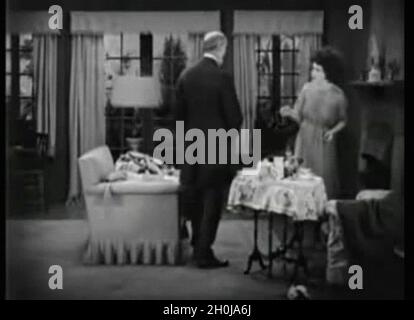 Vintage screenshot from the 1921 movie Camille Stock Photo