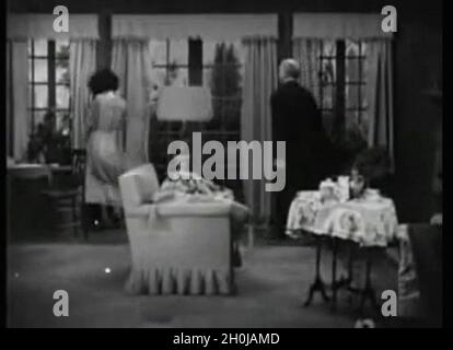 Vintage screenshot from the 1921 movie Camille Stock Photo