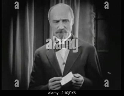 Vintage screenshot from the 1921 movie Camille Stock Photo