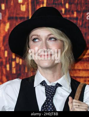 Hollywood, United States. 12th Oct, 2021. HOLLYWOOD, LOS ANGELES, CALIFORNIA, USA - OCTOBER 12: Actress Judy Greer arrives at the Costume Party Premiere Of Universal Pictures' 'Halloween Kills' held at the TCL Chinese Theatre IMAX on October 12, 2021 in Hollywood, Los Angeles, California, United States. (Photo by Xavier Collin/Image Press Agency/Sipa USA) Credit: Sipa USA/Alamy Live News Stock Photo