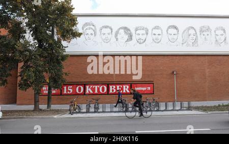 Muenchner Volkstheater, or Munich People’s Theatre in Munich, Bavaria, Germany. Stock Photo